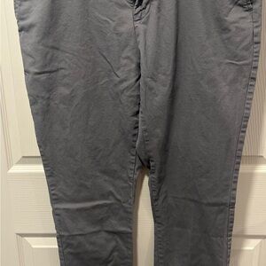 Gray Casual Pants